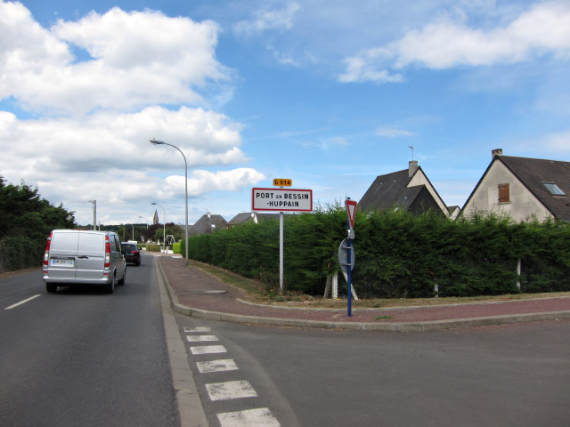 J'arrive à Port en Bessin-Hupain